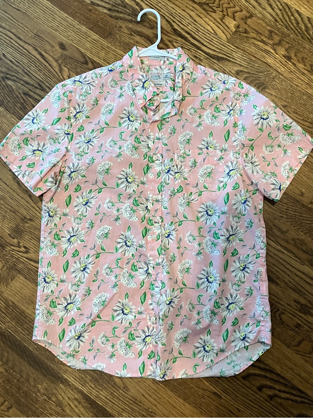 J. Crew men’s floral button down - M